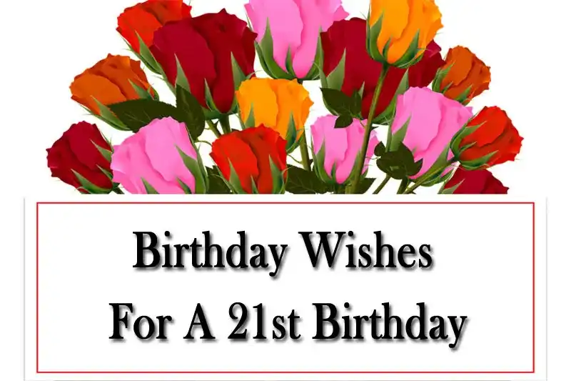 Birthday Wishes For A 21st Birthday