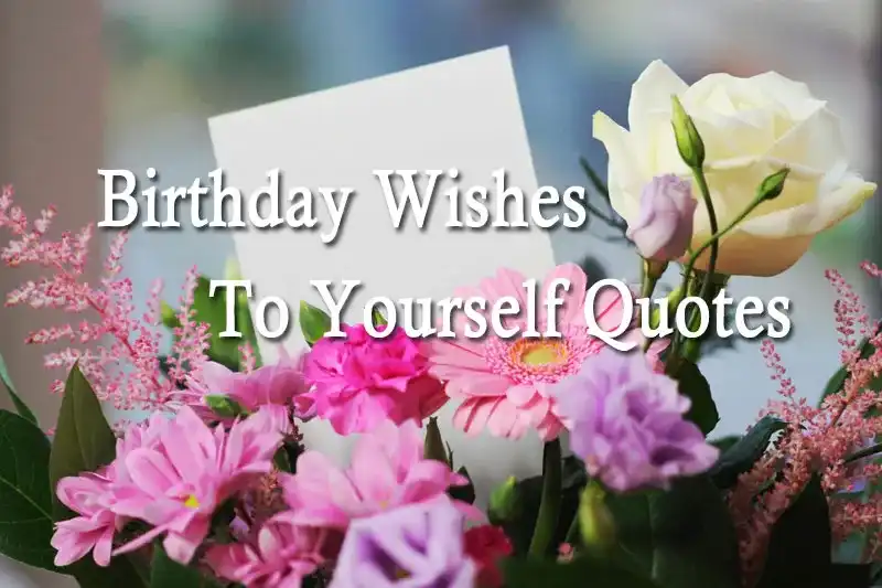 Birthday Wishes To Yourself Quotes