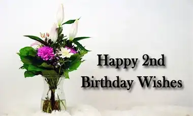 Happy 2nd Birthday Wishes Message