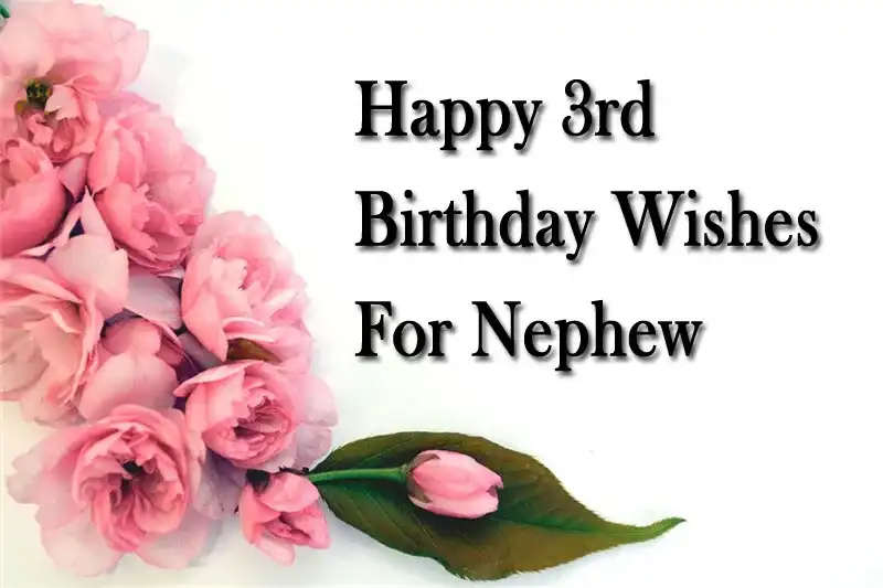 Happy 3rd Birthday Wishes For Nephew