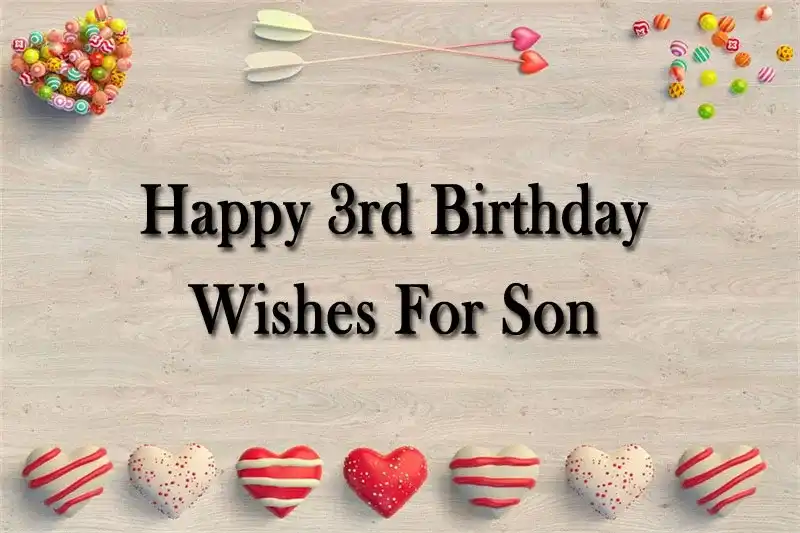 Happy 3rd Birthday Wishes For Son