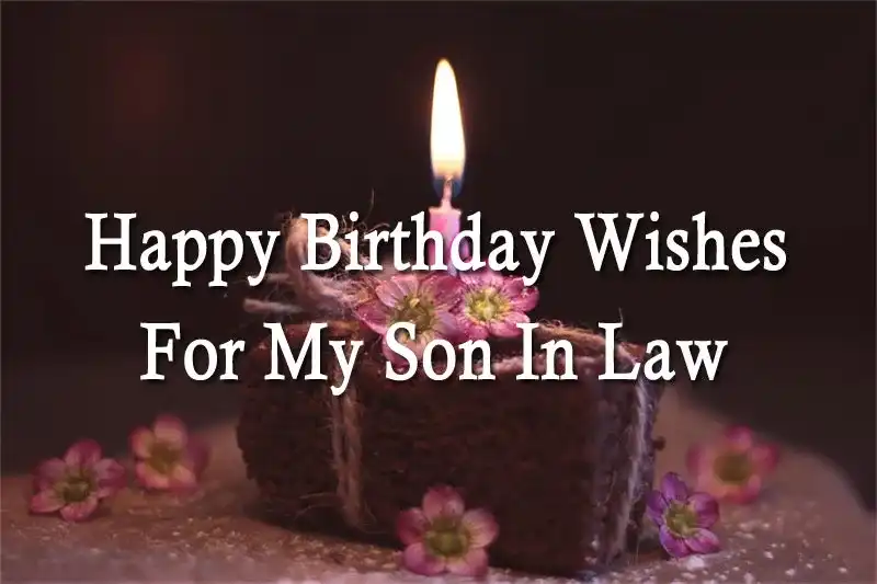 Happy Birthday Wishes For My Son In Law