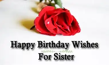 Happy Birthday Wishes For Sister Quotes