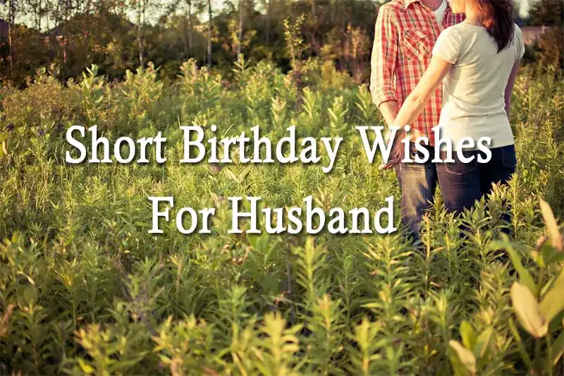 Short Birthday Wishes For Husband