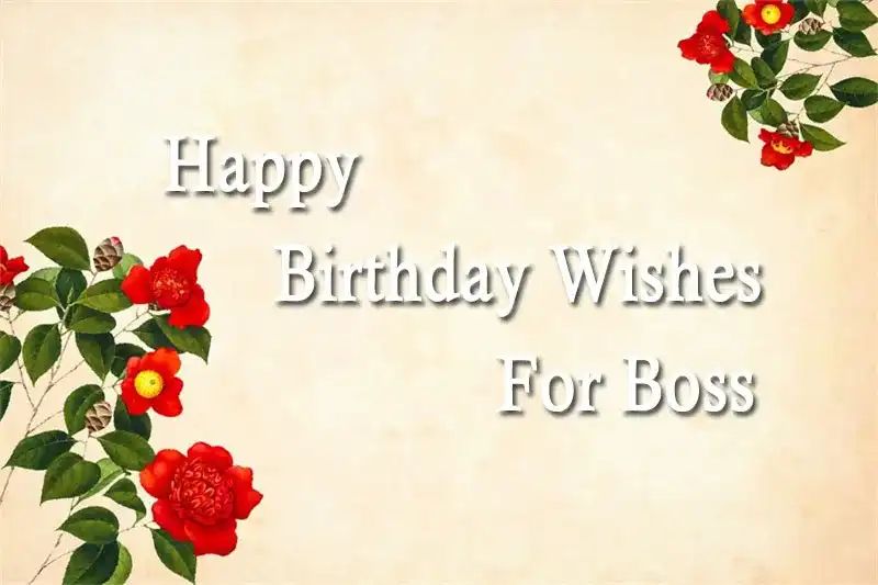 Happy Birthday Wishes For Boss